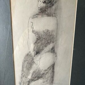 Monochromatic Human Figure Drawing